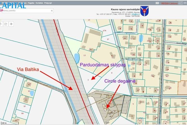34.82 a sklypas Kauno r. sav.