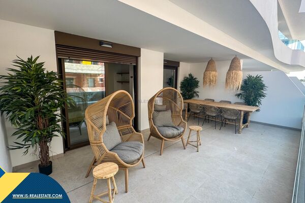 Apartamentas su bendru baseinu, Alicante provincijoje, Orihuela Costa mieste. 3 kambariai | 74 m² | 