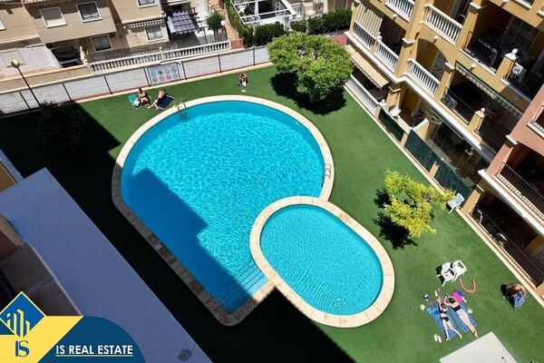 Penthouse apartamentas su bendru baseinu, Alicante provincijoje, Torrevieja mieste. 3 kambariai | 58