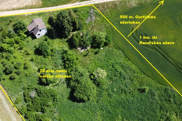 Gera - Sumažinta Kaina Nebaigtos statybos gyvenamasis namas Verstaminų km., Lazdijų r.sav. su 28 a.s
