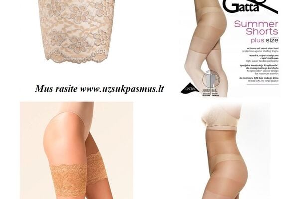 Apsauginės šlaunų juostos, šortukai nuo šlaunų trynimosi