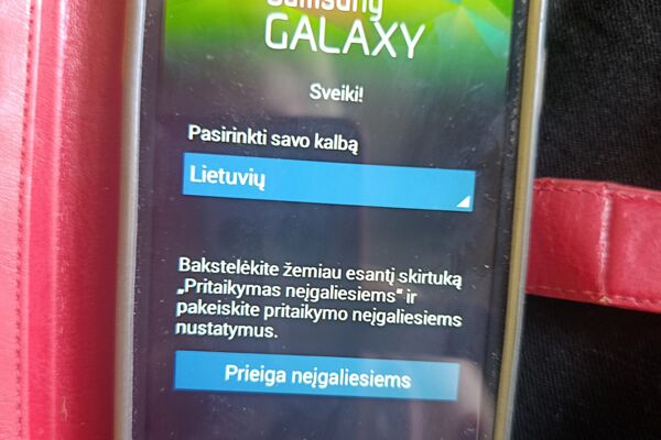 Samsung Galaxy Grand Neo (GT-i9060I) su įkrovėju
