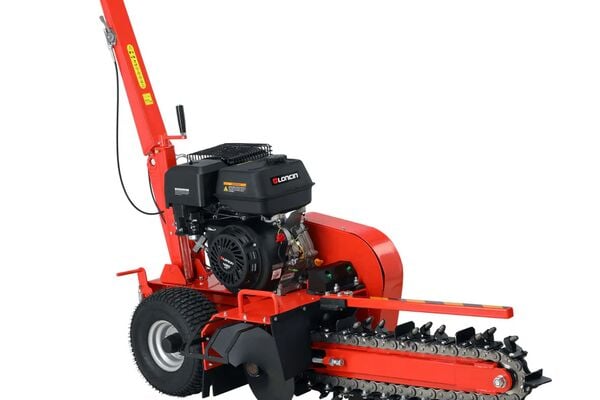 Benzininis tranšėjų kasėjas, 9 kW, Loncin variklis, gylis 60 cm