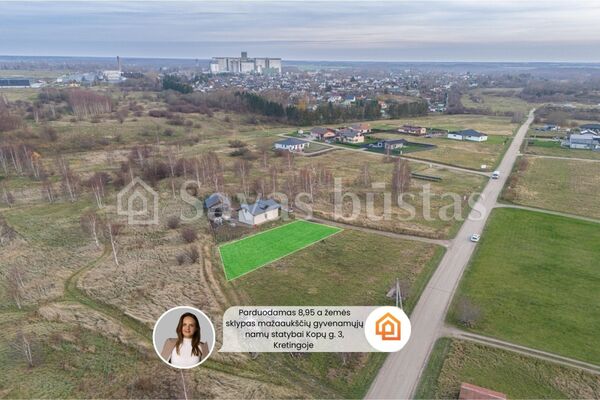 8.95 a sklypas Kretingos r. sav., Kretinga