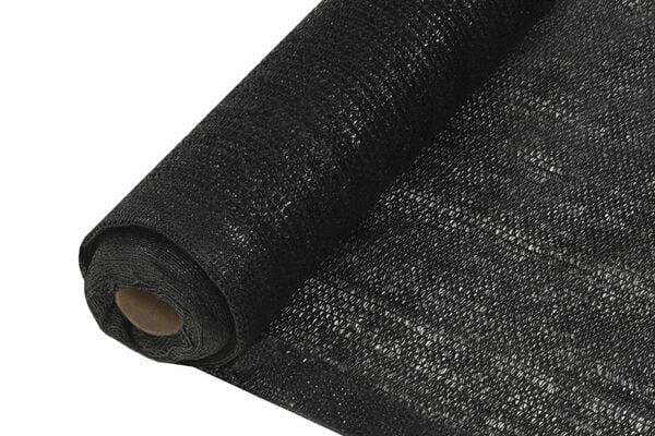 vidaXL Privatumo suteikiantis tinklelis, juodas, 1,5x25 m, HDPE