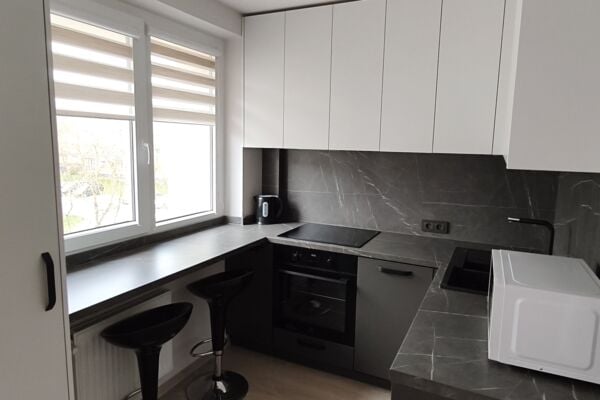 Išnuomojamas erdvus ir šiuolaikiškai įrengtas 63 m² ploto 3 kambarių butas renovuotame name