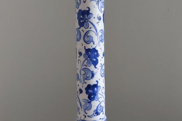 Didelė rankomis tapyta turkiška keramikinė žvakidė (27 cm, Fettah)