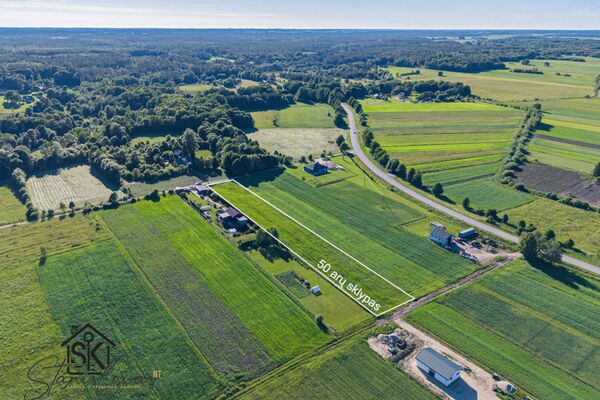 50.0 a sklypas Klaipėdos r. sav., Meiskiai, Pievų g.