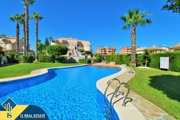 Apartamentas su bendru baseinu, Alicante provincijoje, Orihuela Costa mieste. 3 kambariai | 65 m² | 